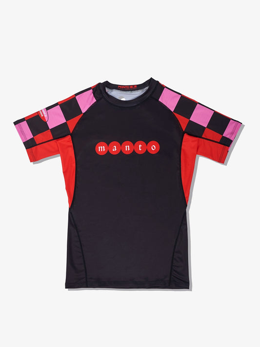 MANTO rashguard TWO SIDES - Schwarz