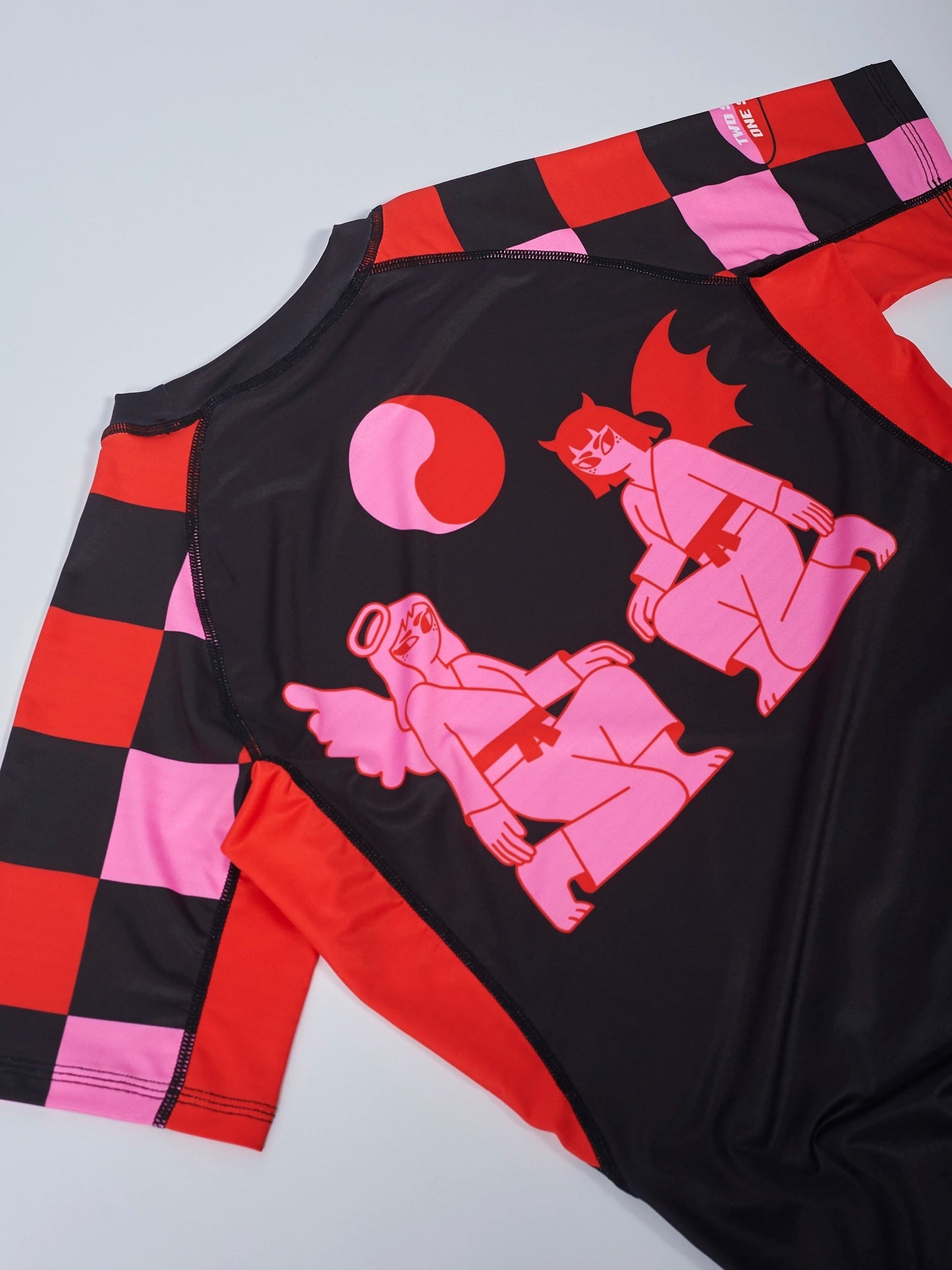 MANTO rashguard TWO SIDES - Schwarz