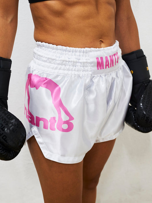 MANTO shorts MUAY THAI DUAL - Weiss - FIGHTWEAR