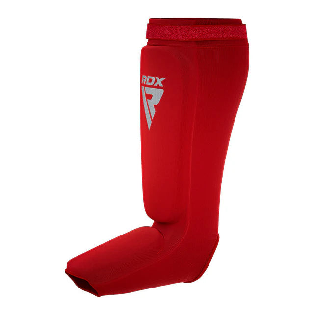 Protège-tibias rembourrés RDX SIB certifiés OEKO-TEX® Standard 100 - Rouge
