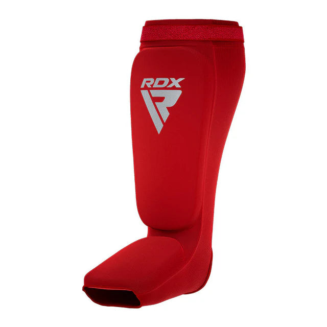 Protège-tibias rembourrés RDX SIB certifiés OEKO-TEX® Standard 100 - Rouge