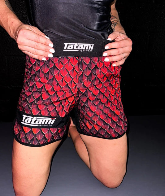 Ladies Recharge Grappling Shorts - Dragon