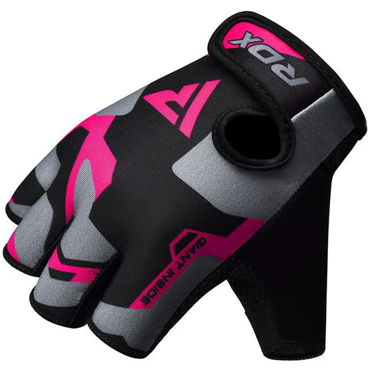 Gants de fitness pour femmes RDX F6 Rose