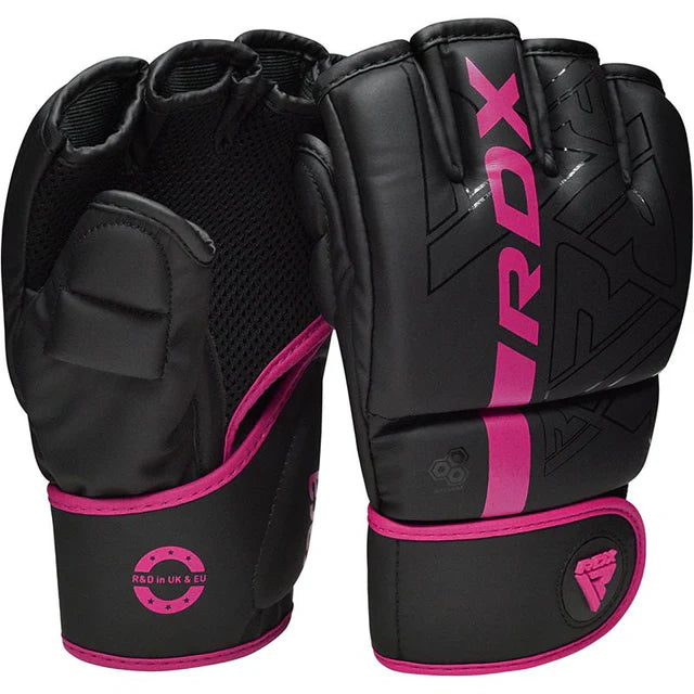 RDX F6 KARA MMA Grappling Kampfhandschuhe Gepolstert - Pink