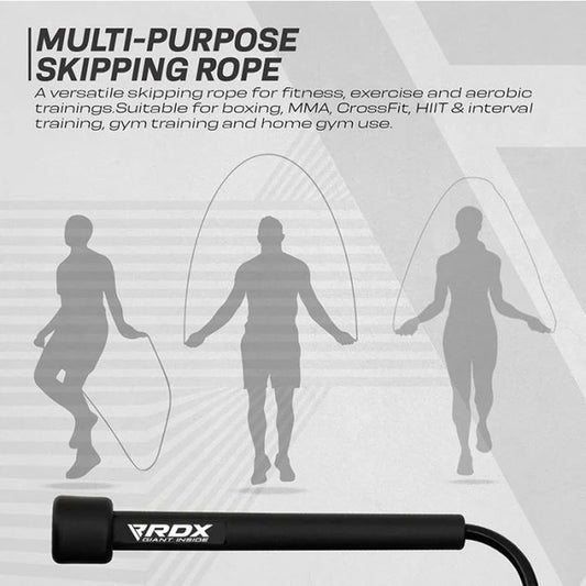 Corde à sauter RDX C10 de 2,7 m (9 pi) - Noir