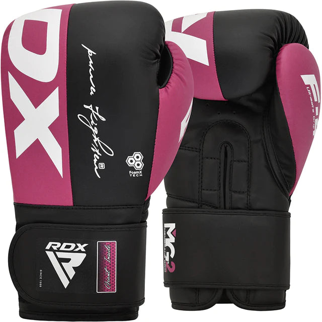 RDX F4 Sparring Boxhandschuhe Klettverschluss - Pink