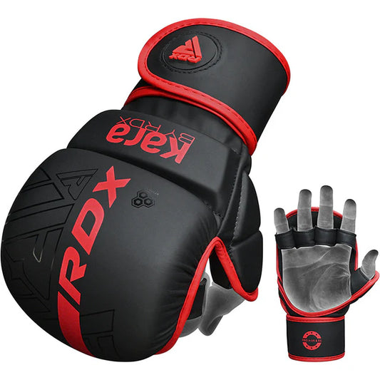 RDX F6 KARA MMA Sparring Handschuhe 7oz - Rot