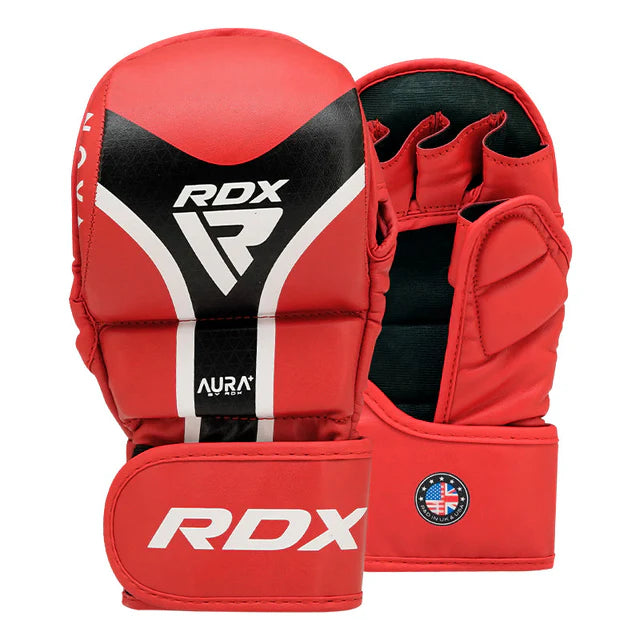 RDX MMA Handschuhe Shooter Aura Plus T-17 - Rot Lg