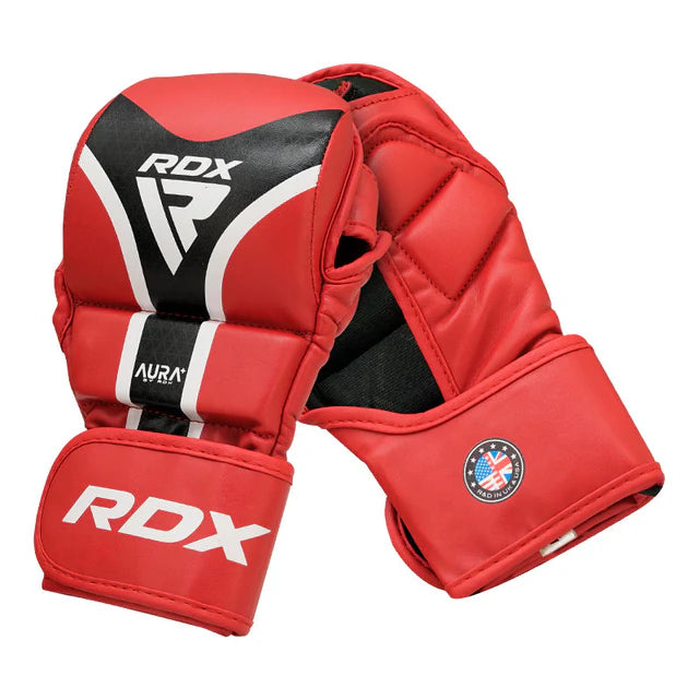 RDX MMA Handschuhe Shooter Aura Plus T-17 - Rot Lg