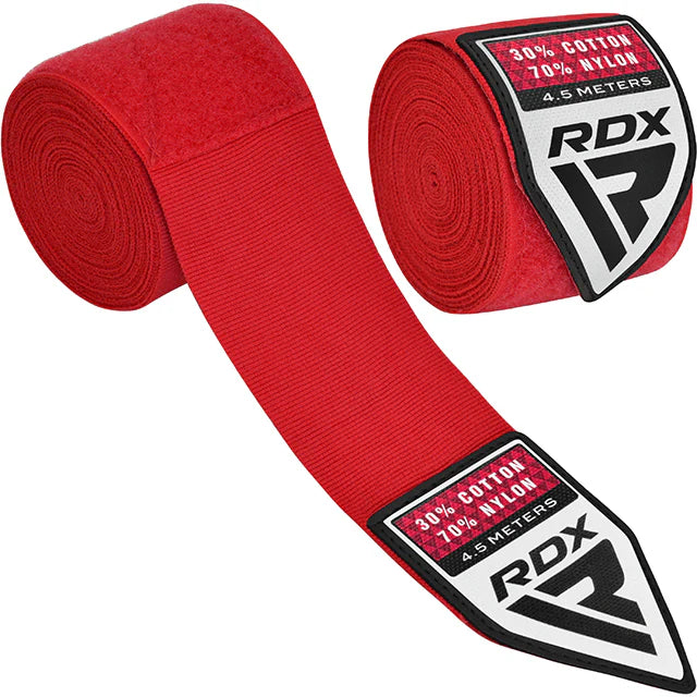 RDX WX 4.5 Professionelle Boxen Hand Bandagen - Rot