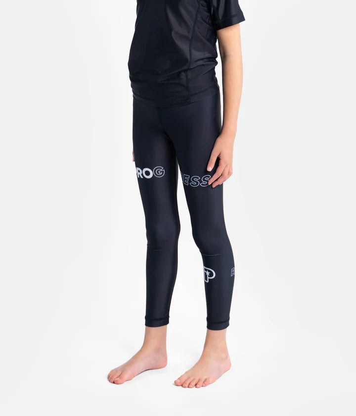 Progress Kids Pro Spats - Schwarz