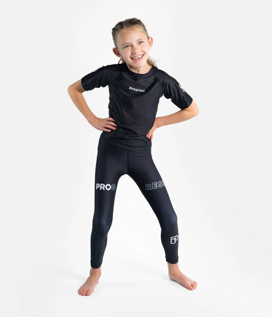 Progress Kids Pro Spats - Schwarz