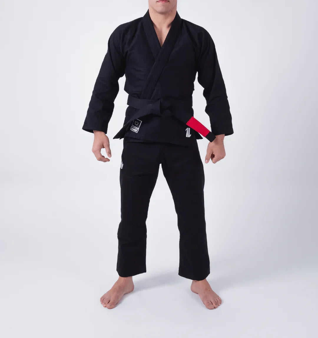 Kingz The ONE Jiu Jitsu Gi - Schwarz - GRATIS Weisser Gürtel - FIGHTWEAR