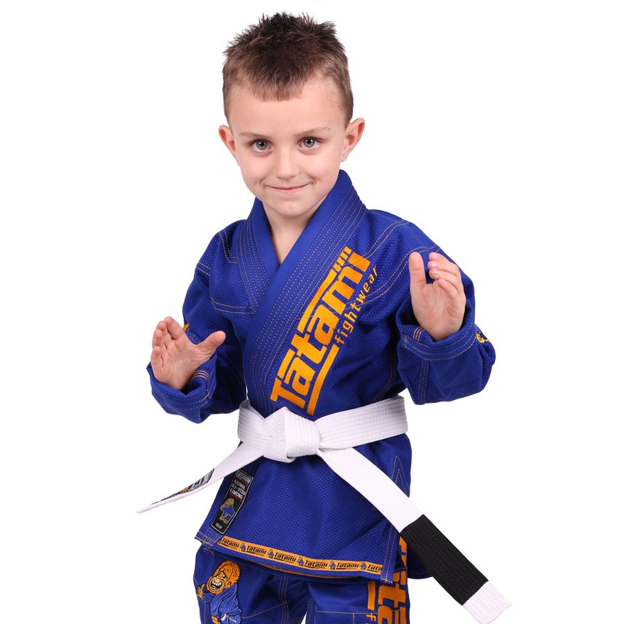 Tatami Meerkatsu Kids Animal BJJ Gi - Royal Blau