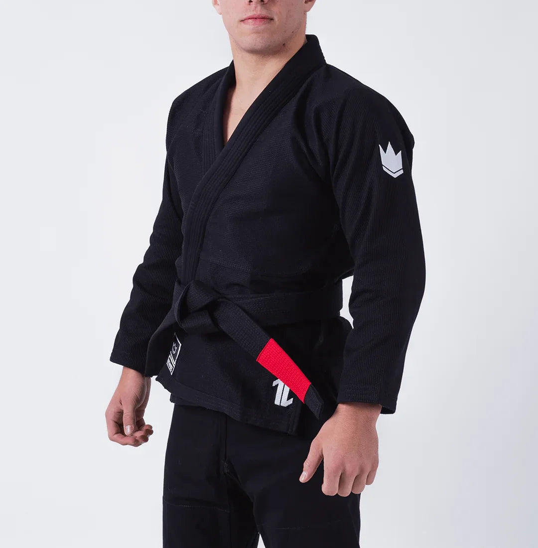 Kingz The ONE Jiu Jitsu Gi - Schwarz - GRATIS Weisser Gürtel - FIGHTWEAR