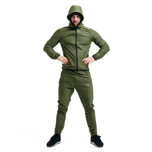 RDX H2 Gewichtsverlust Saunaanzug - Militärgrün