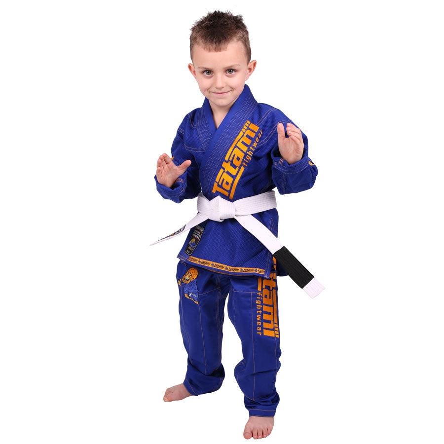 Tatami Meerkatsu Kids Animal BJJ Gi - Royal Blau