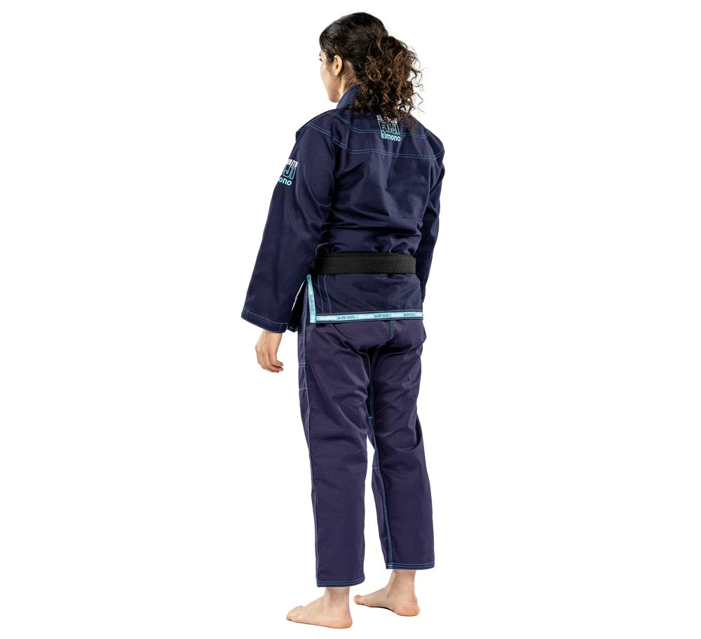 FUJI Suparaito Womens BJJ Gi Crane Edition - Navy - FIGHTWEAR