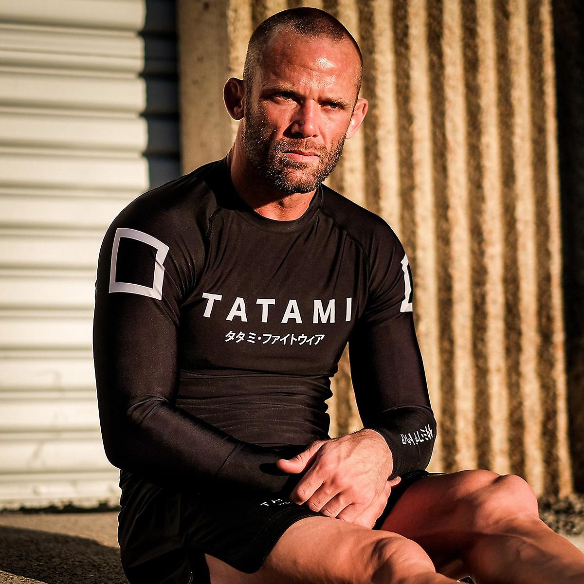 Tatami Katakana Long Sleeve Rash Guard - FIGHTWEAR