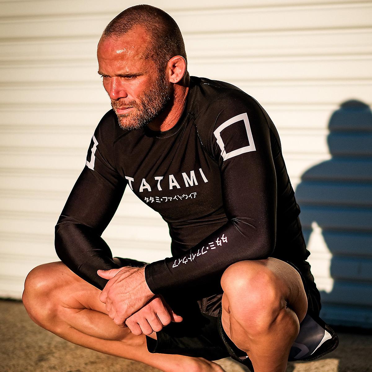 Tatami Katakana Long Sleeve Rash Guard - FIGHTWEAR