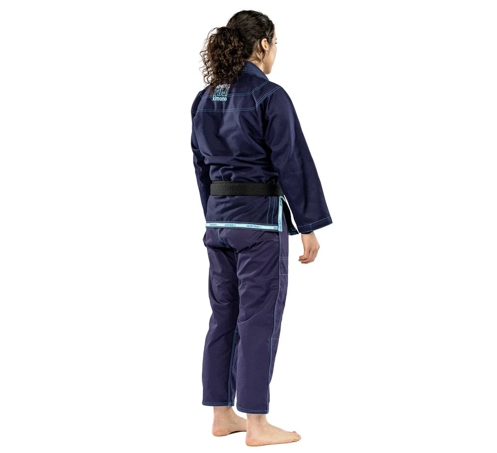 FUJI Suparaito Womens BJJ Gi Crane Edition - Navy - FIGHTWEAR
