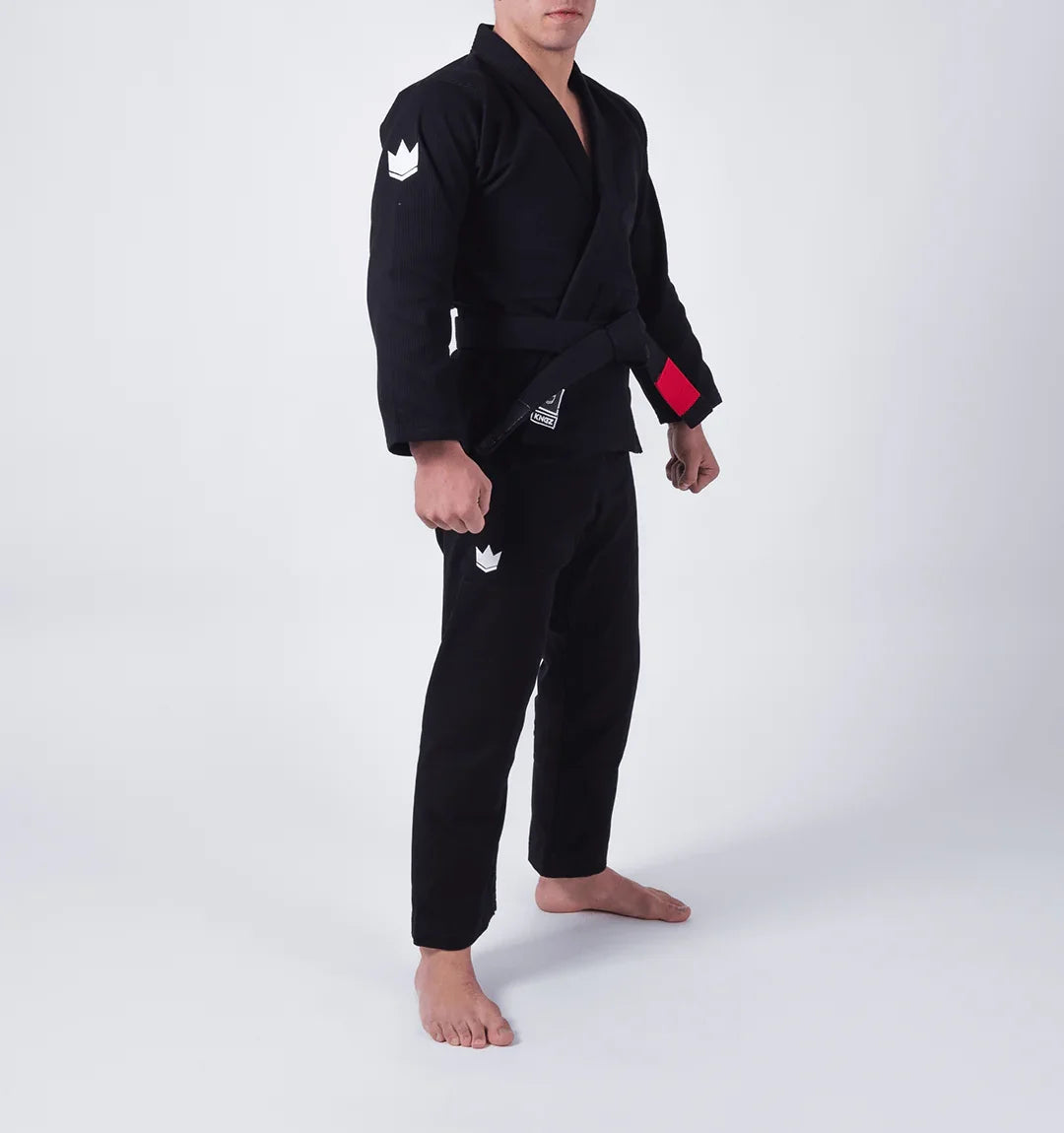 Kingz The ONE Jiu Jitsu Gi - Schwarz - GRATIS Weisser Gürtel - FIGHTWEAR