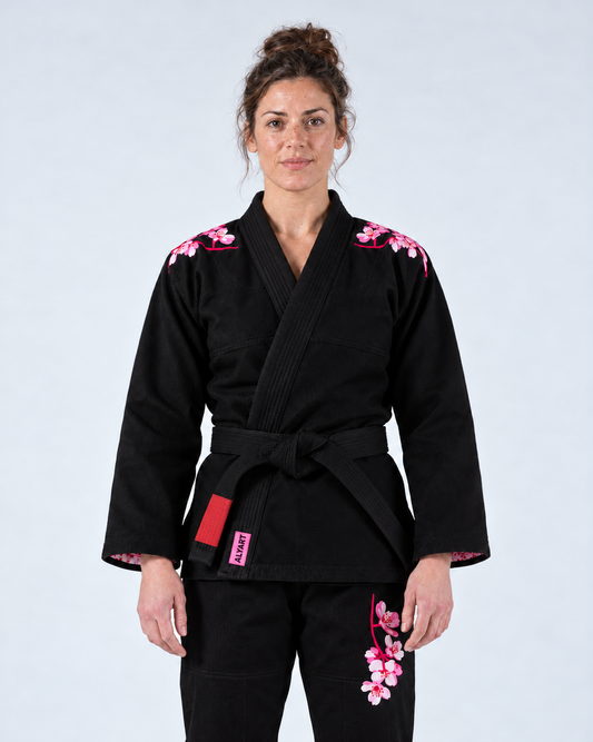 FW Sakura Women's BJJ Gi - Schwarz
