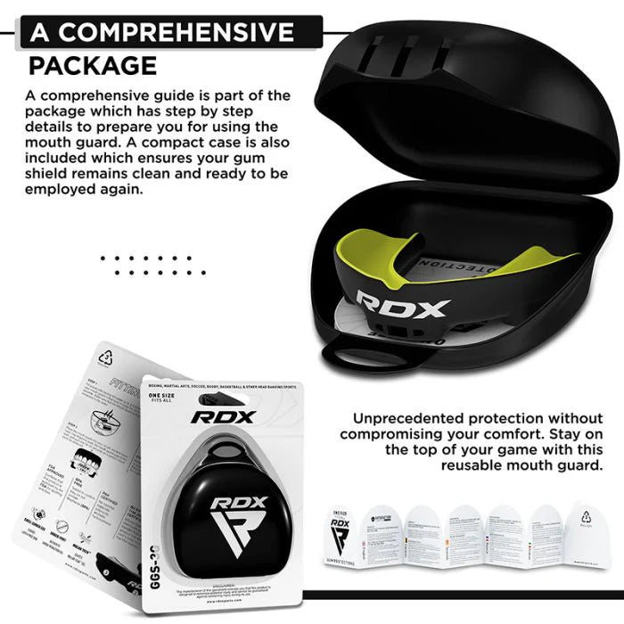 RDX 3W Mundschutz - Grün/Schwarz