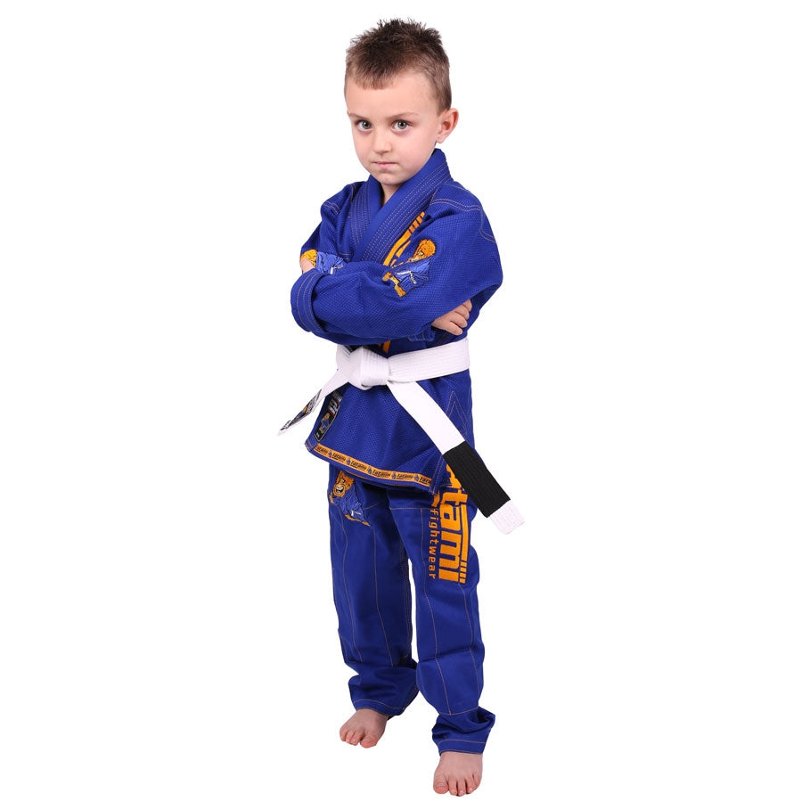 Tatami Meerkatsu Kids Animal BJJ Gi - Royal Blau