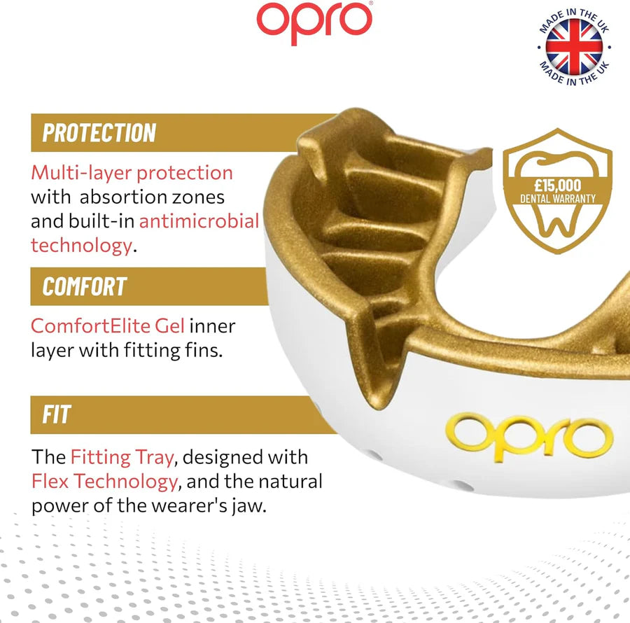 OPRO Zahnschutz Gold Level GEN5 - Weiss