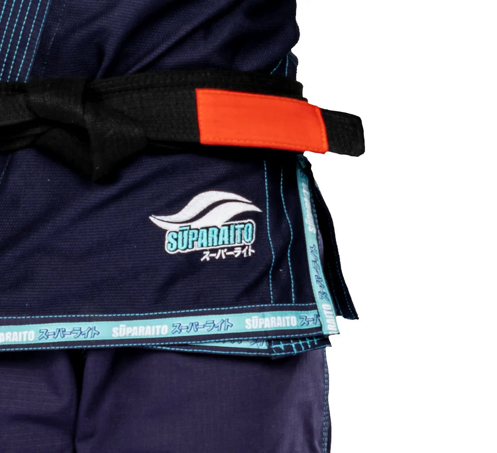 FUJI Suparaito Womens BJJ Gi Crane Edition - Navy - FIGHTWEAR