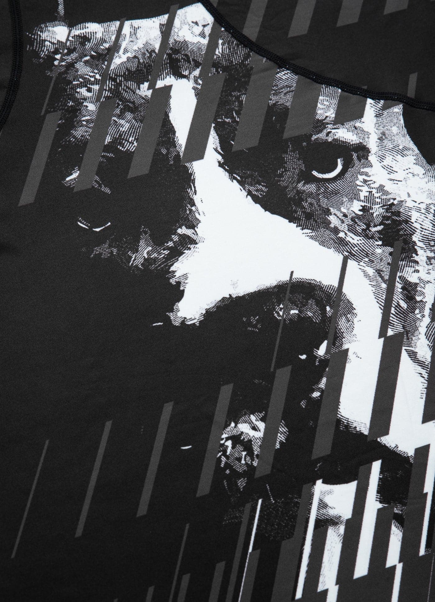 PITBULL STREET DOG T-shirt en maille noir