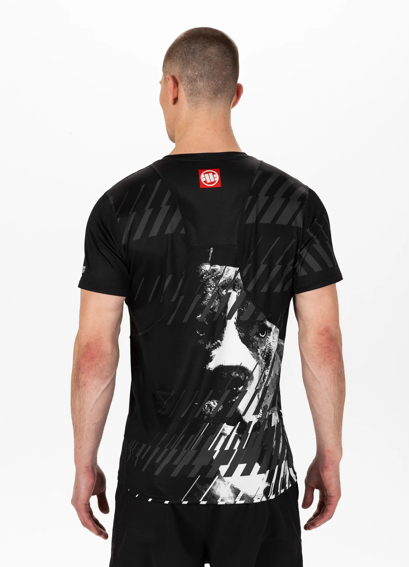 PITBULL STREET DOG T-shirt en maille noir