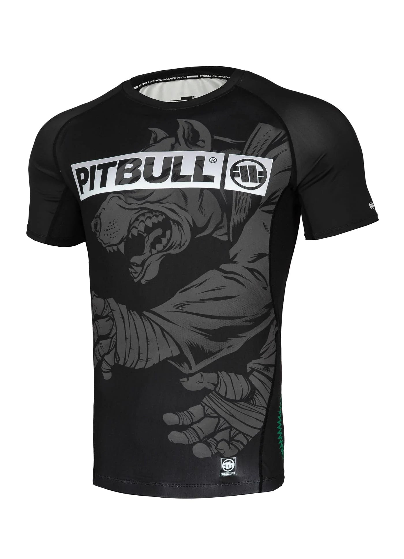 PITBULL MASTER OF BJJ HILLTOP Rashguard noir