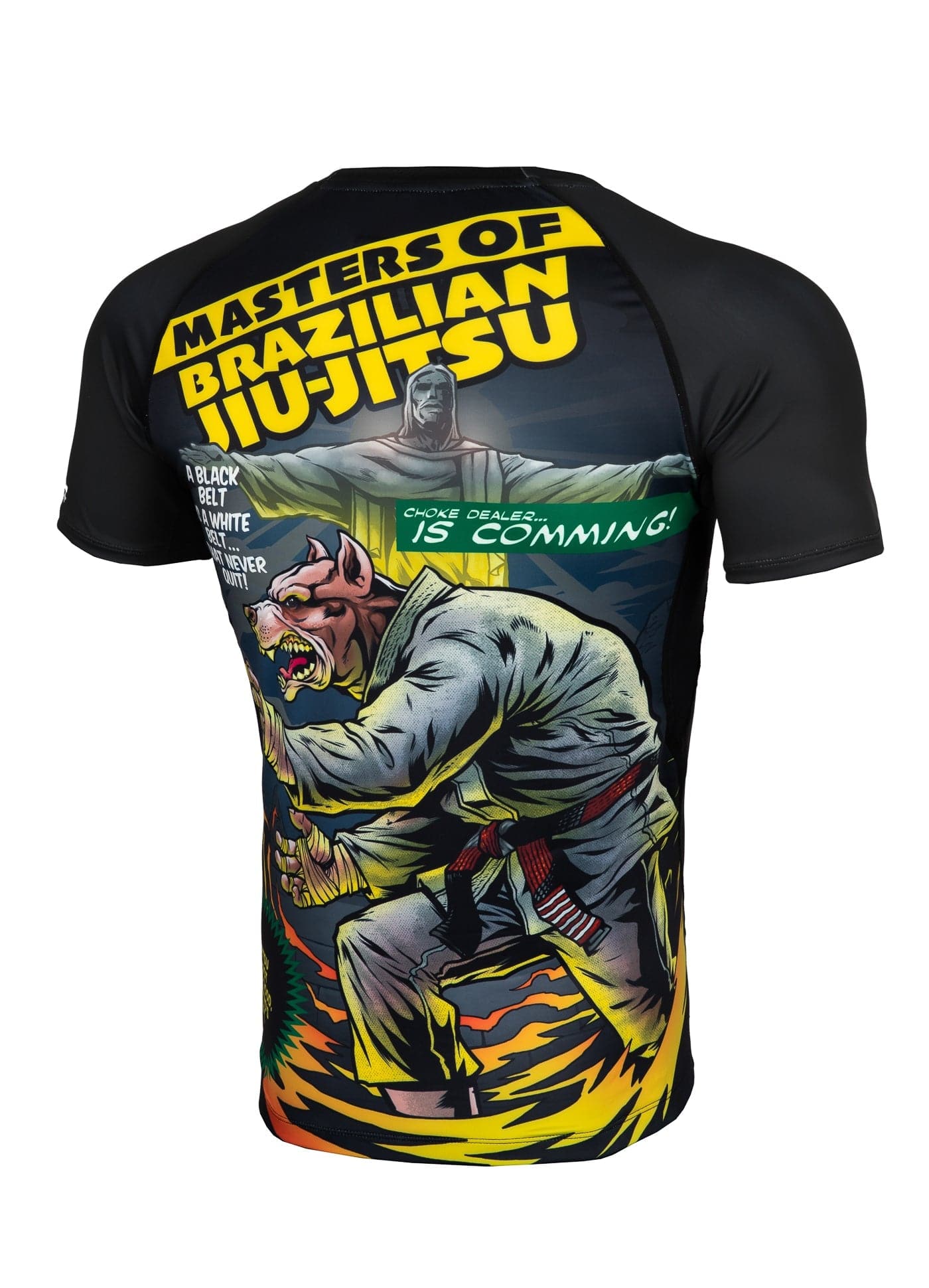 PITBULL MASTER OF BJJ HILLTOP Rashguard noir