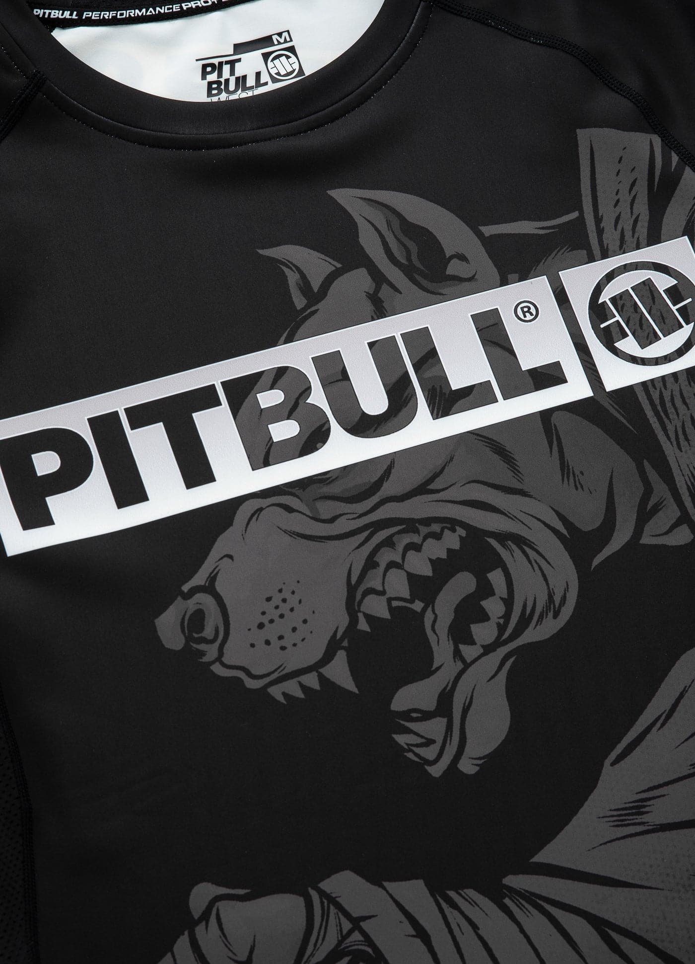 PITBULL MASTER OF BJJ HILLTOP Rashguard noir