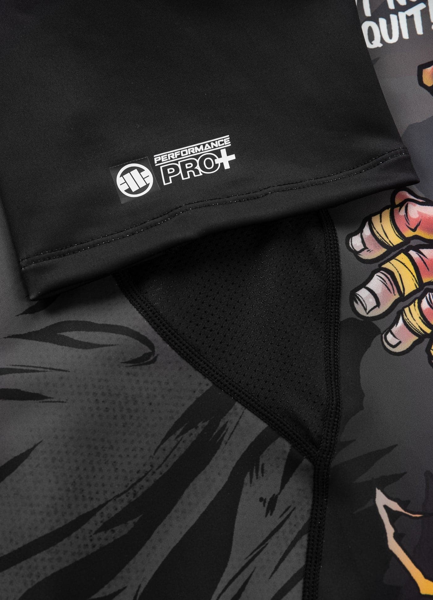 PITBULL MASTER OF BJJ HILLTOP Rashguard noir