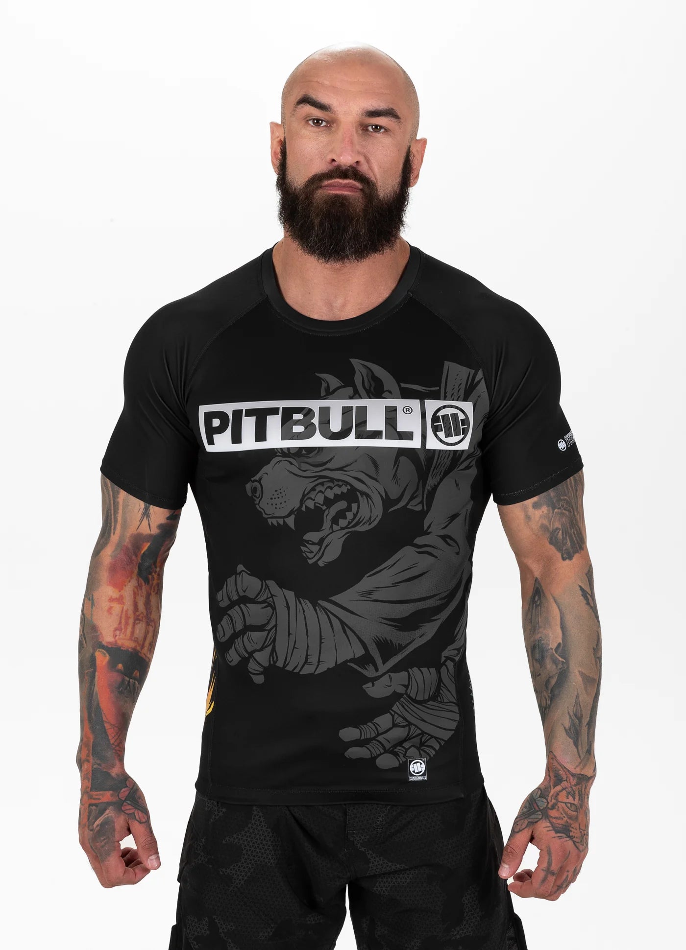 PITBULL MASTER OF BJJ HILLTOP Rashguard noir