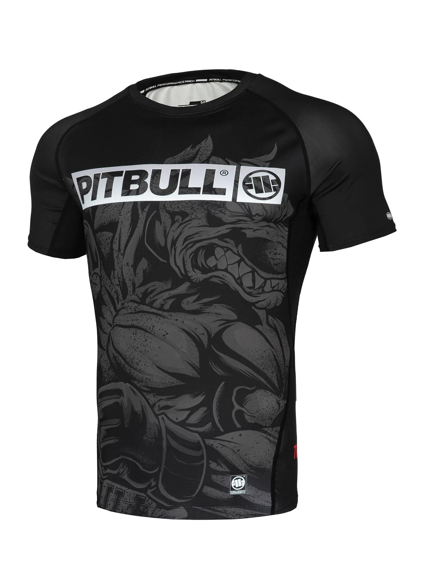 PITBULL MASTER OF MMA HILLTOP Rashguard noir