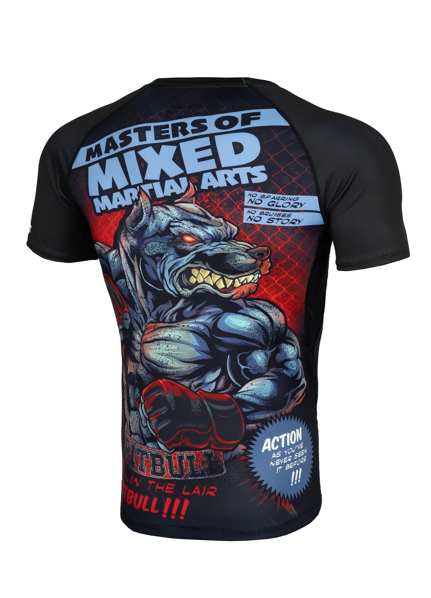 PITBULL MASTER OF MMA HILLTOP Rashguard noir