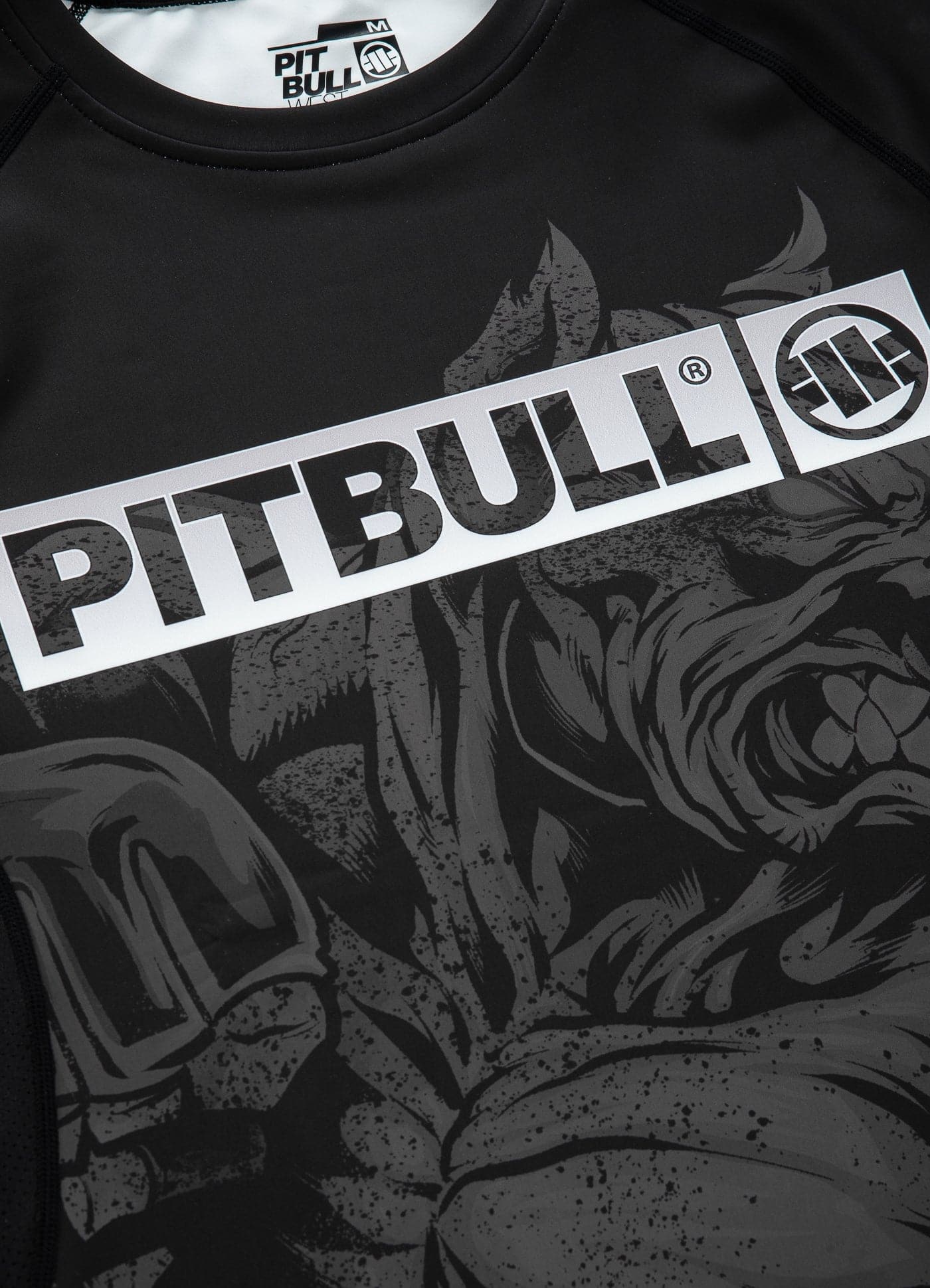 PITBULL MASTER OF MMA HILLTOP Rashguard noir