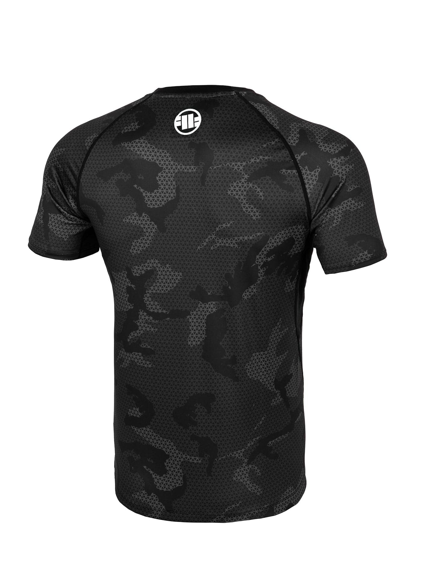 PITBULL NET CAMO HILLTOP 2 All Black Camo Rash Guard