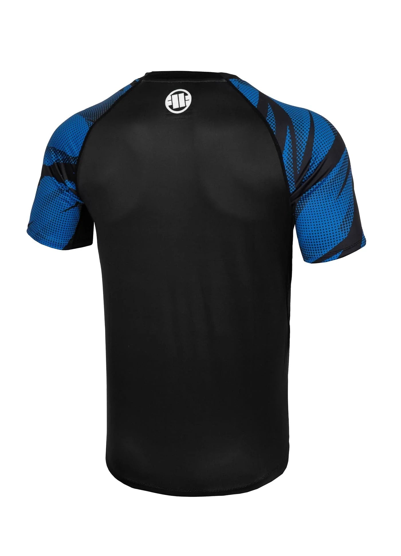 PITBULL BELT NOUVEAU LOGO Bleu Rash Guard