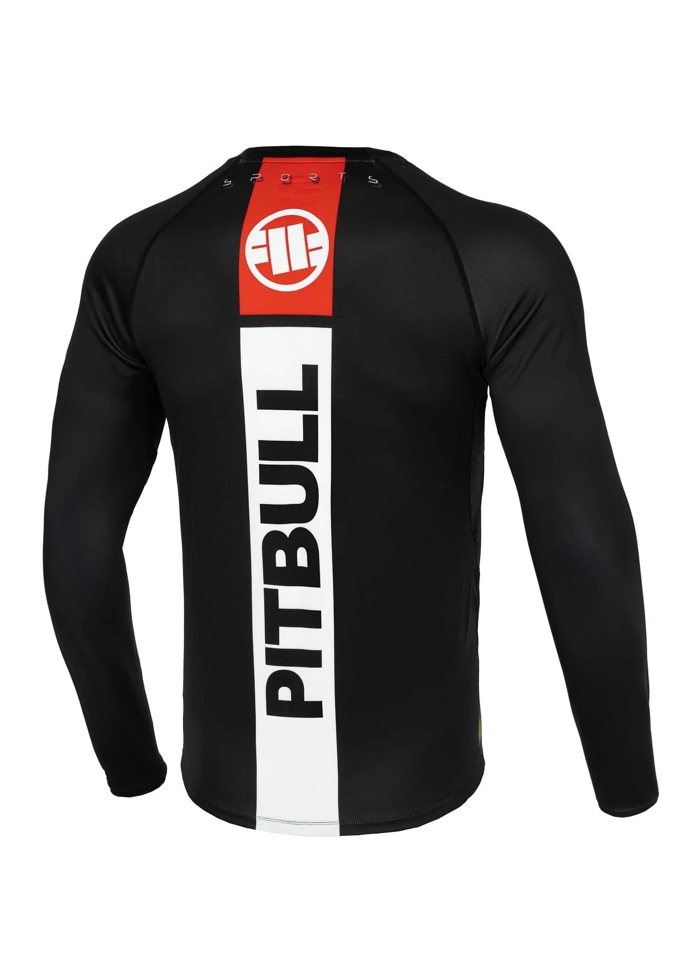 PITBULL HILLTOP SPORTS Rashguard noir à manches longues