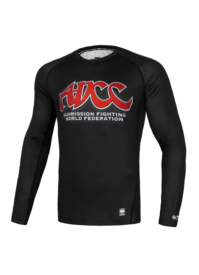 Rashguard noir à manches longues ADCC 2