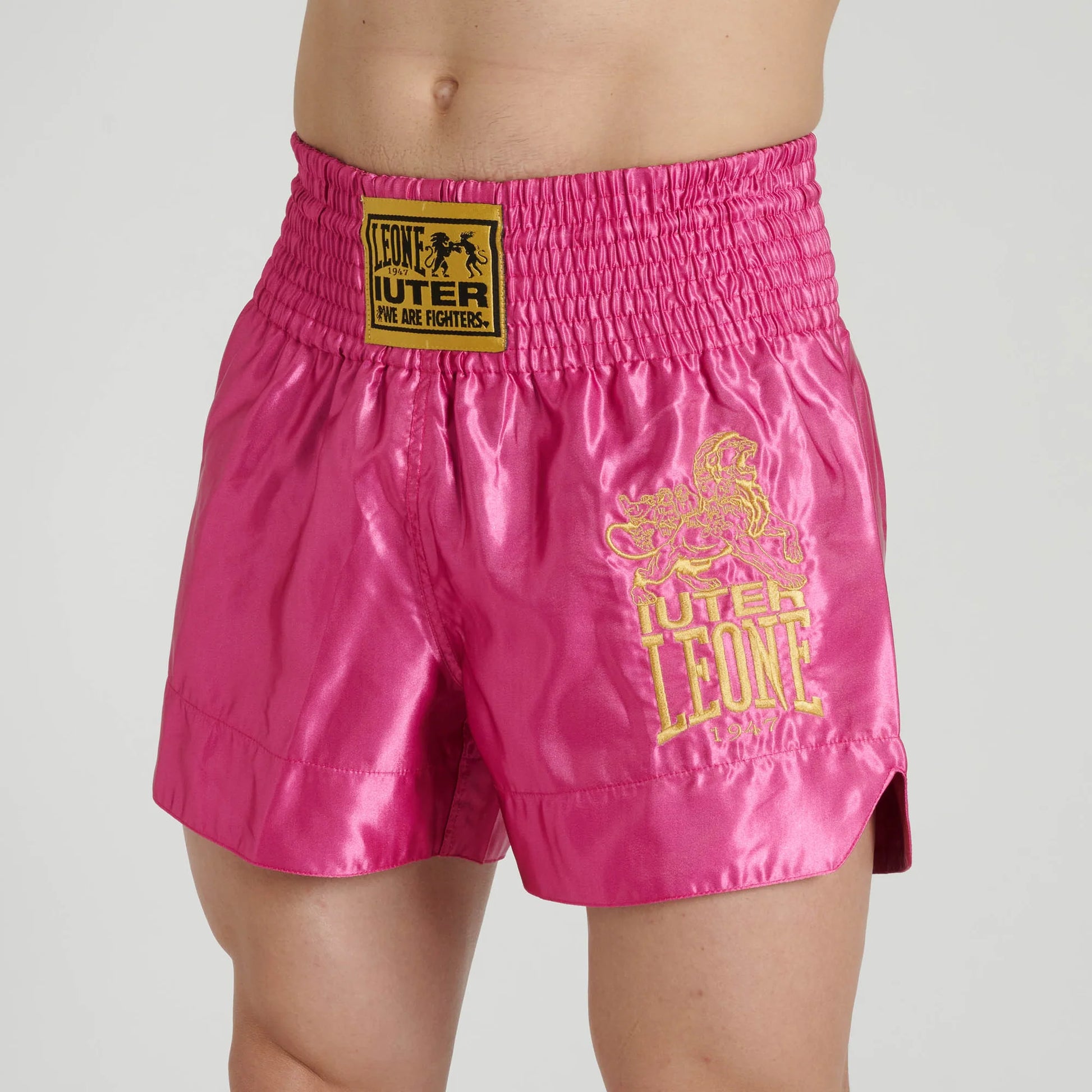 Leone x Iuter Combat Shorts - Pink - FIGHTWEAR