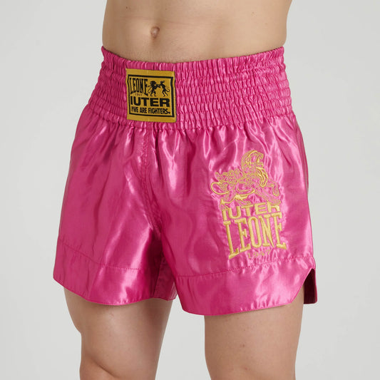 Leone x Iuter Combat Shorts - Pink - FIGHTWEAR