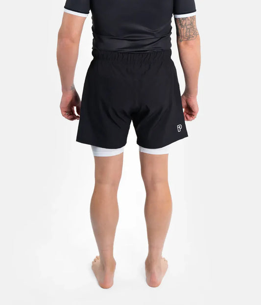 Progress Academy + Schwarz Hybrid Shorts