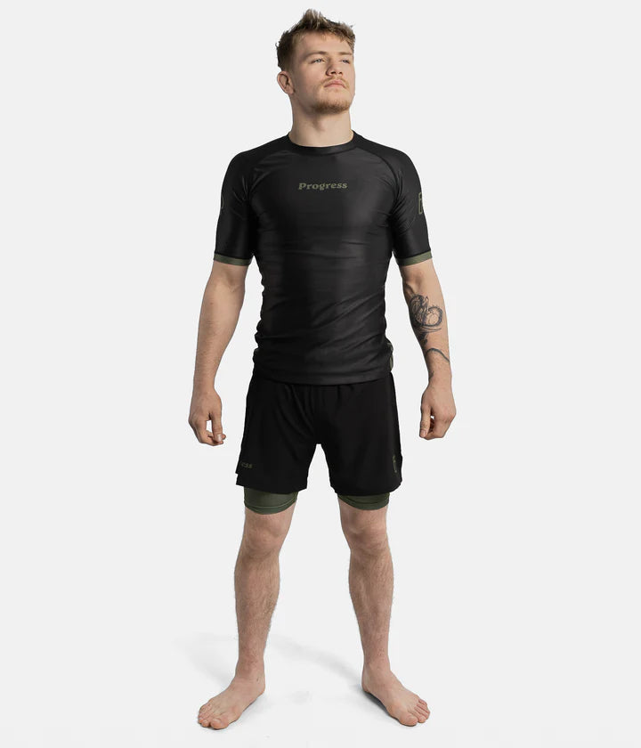 Progress Academy+ Rashguard - Schwarz