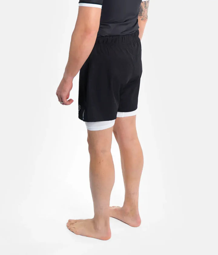 Progress Academy + Schwarz Hybrid Shorts